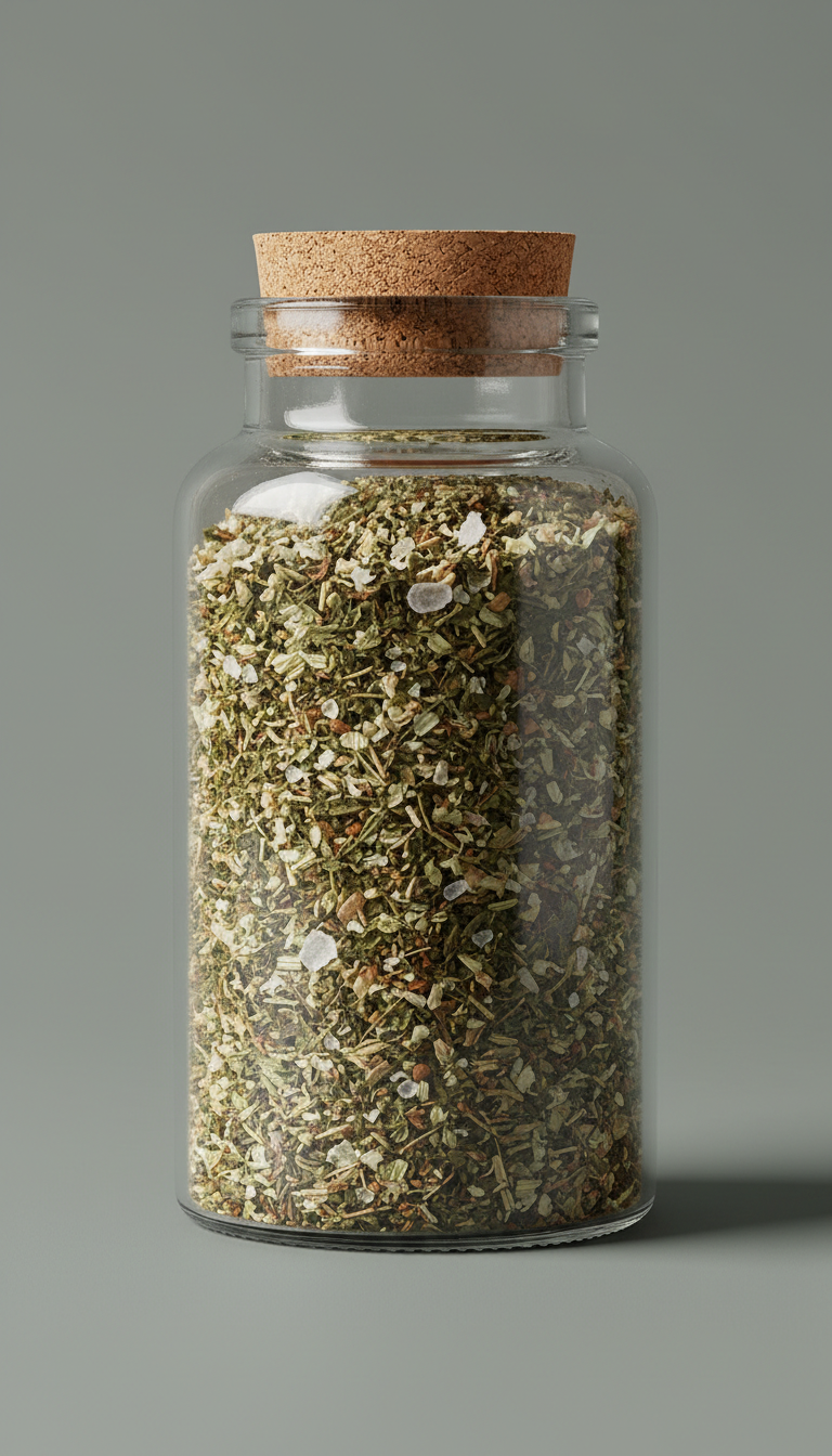 Driftwood Herb & Salt Blend Glass Jar